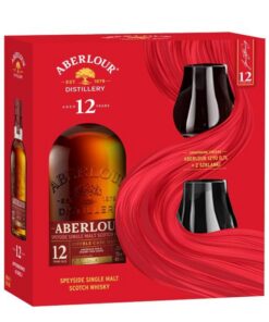 WHISKY ABERLOUR 12YO 0,7L 40% + 2 SZKLANKI