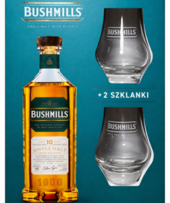 ZESTAW WHISKEY BUSHMILLS 10YO 0,7L 40% + 2 SZKLANKI