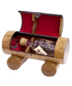 WÓDKA DĘBOWA CZYSTA KUFEREK 0,7L 40%  + 2 KIELISZKI